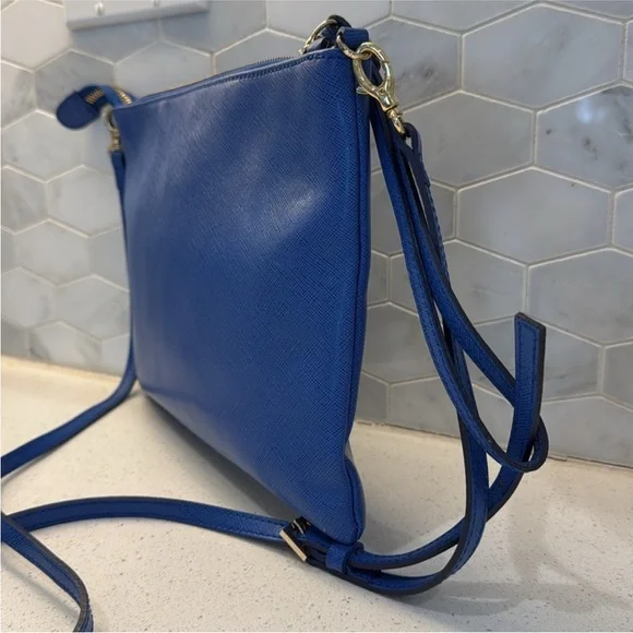 Coccinelle Blue Crossbody Bag - Picture 3 of 9